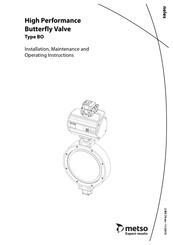 Metso BO Series Installation Maintenance And Operating Instructions