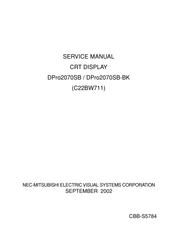 NEC DPro2070SB Service Manual
