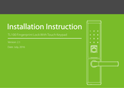Zkteco TL100 Installation Instruction