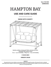 HAMPTON BAY 140 848 Use And Care Manual