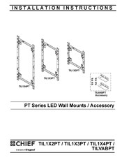 CHIEF TIL1X3PT Installation Instructions Manual
