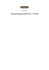 Econo CAR-XB Manual