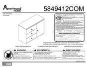 Ameriwood HOME 5849412COM Instruction Booklet