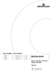Baumuller BUC64 F Manual
