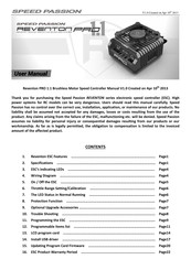Speed Passion Reventon Series User Manual
