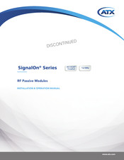 ATX SignalOn N-M 32M0 Series Installation And Operation Manual