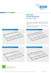 BEHR KEEP COOL Curve 625 Fitting Instructions Manual