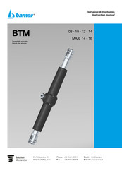 Soluzioni Meccaniche bamar BTM MAXI 14 Instruction Manual