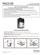 Barron TRACE-LITE TL101 Installation Instructions