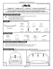 Lund AVS Bugflector Installation Instructions Manual