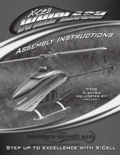 Miniature Aircraft USA X-cell Whiplash 730E Assembly Instructions Manual