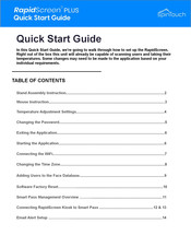 SpinTouch RapidScreen PLUS Quick Start Manual