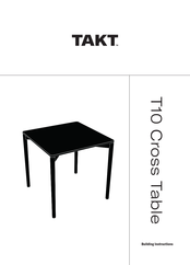 TAKT T10 Cross Table Building Instructions