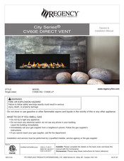Regency City CV60E-LP Owners & Installation Manual