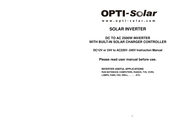 Opti-Solar SP2500 Junior Instruction Manual