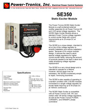 Power-Tronics SE350 Manual