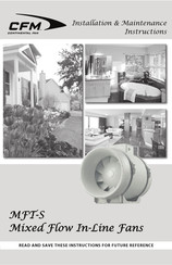 Cfm MFT-S Series Installation & Maintenance Instructions Manual