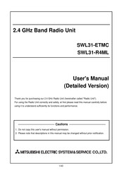 Mitsubishi Electric SWL31-R4ML User Manual