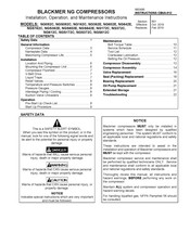 BLACKMER NG082C Installation, Operation And Maintenance Instructions