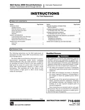 S&C 2000 Series Instructions Manual