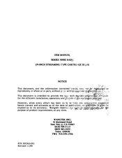 Wangtek 5000 E Basic Series Oem Manual