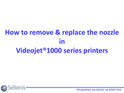 Sellenis Videojet 1000 Series Manual