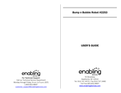 Enabling Devices Bump n Bubble Robot User Manual