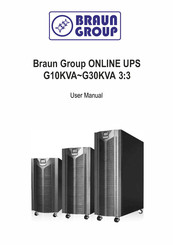 Braun Group G10K User Manual