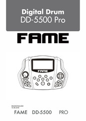 FAME DD-5500 PRO Manual