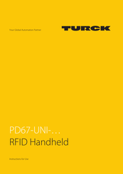 turck PD67-UNI Series Instructions For Use Manual