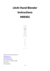 Litchi HB9301 Instructions Manual