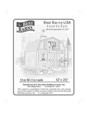 Best Barns Millcreek Assembly Book
