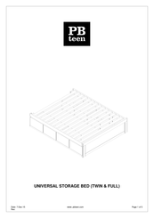 Pbteen UNIVERSAL Assembly Instructions