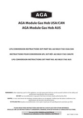 AGA AG1M251730 Instructions Manual