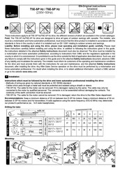 Simu T5E-SP Hz Original Instructions Manual