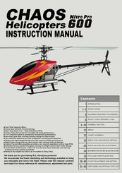 CHAOS Nitro Pro 600 Instruction Manual