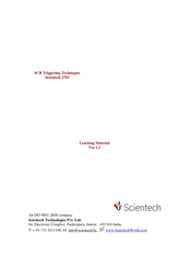 Scientech Technologies 2703 Learning Material