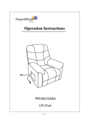 Harper&Bright Designs PP038535DAA Operation Instructions Manual