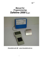 Hisselektronik Safeline 2000 Light Manual For Programmering