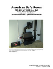 American Safe Room ASR-200-AV-NBC Safe Cell Installation And Operation Manual