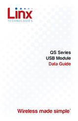 Linx QS Series Data Manual