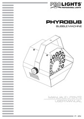 ProLights PHYROBUB User Manual
