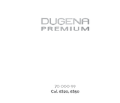 DUGENA Premium 6S50 Instruction Manuals