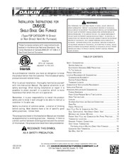 Daikin DM96SE Installation Instructions Manual