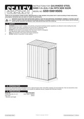 Sealey GSS150819SDG Instructions Manual