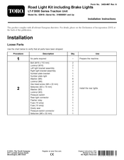 Toro 02918 Installation Instructions Manual