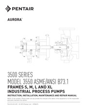 Pentair AURORA 3500 Series Instruction, Installation, Maintenance And Repair Manual