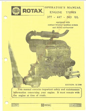 Bombardier-Rotax 503 UL Operator's Manual