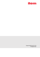 ITEM PS 4-20 Installation Manual