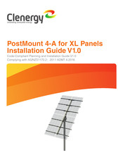 Clenergy PV-ezRack PostMount 4-A Installation Manual